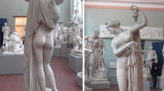 Aphrodite of the beautiful buttocks