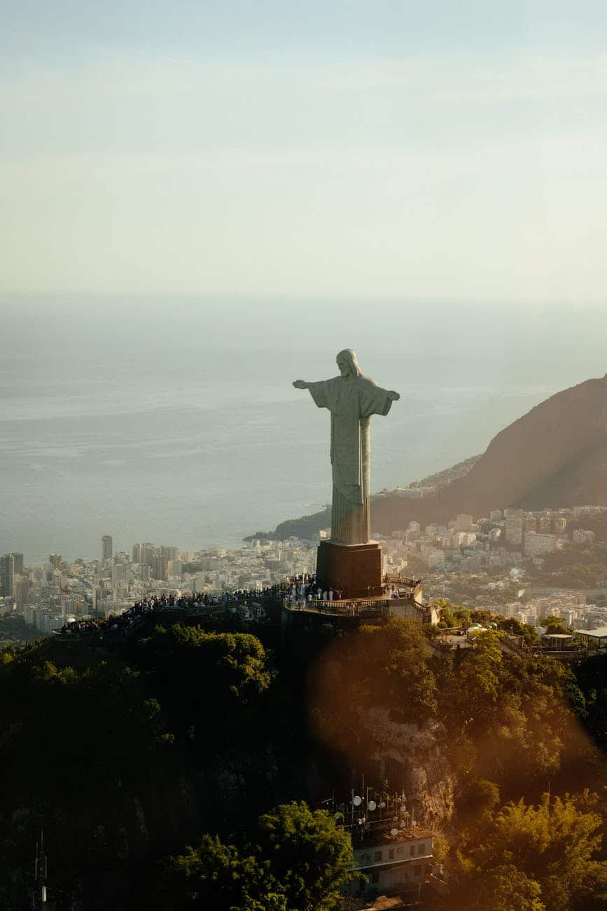 statue of jesus christ on mount in evening. Brazil Planning Tips