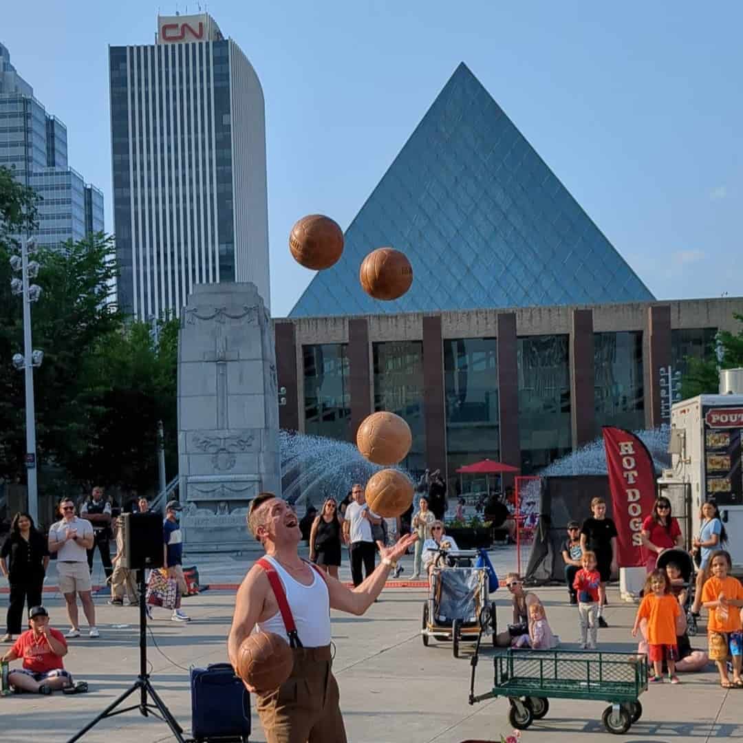 Edmonton Street Performers Festival in Churchill Square